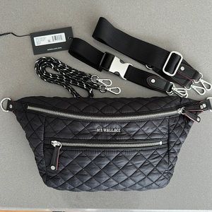 EUC MZ Wallace Black Crosby Sling